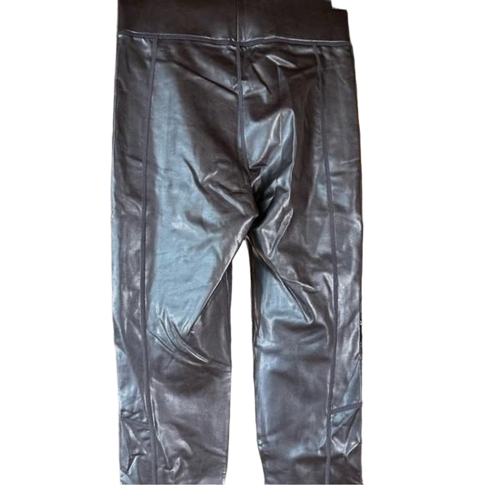 A.L.C. Vegan Leather Leggings Chocolate Brown Size 2 NWT - Picture 7 of 10